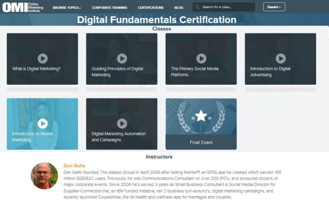 OMI Digital Fundamental Certification Course Title Image